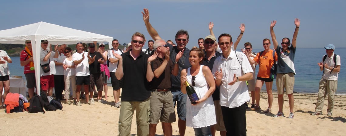 Remise de prix sur une plage de Belle-Ile